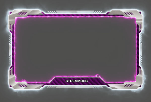 Оверлей для стрима S12 Carbon animated overlay 16:9