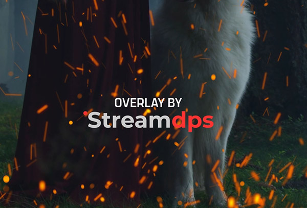  TikTok animated overlay fire sparkles