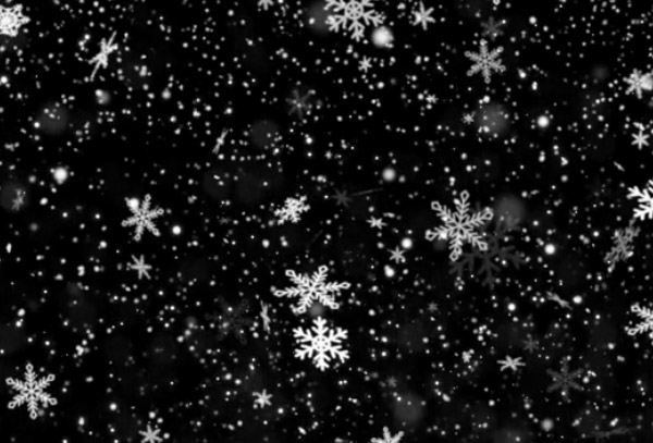  Falling snow for stream 1
