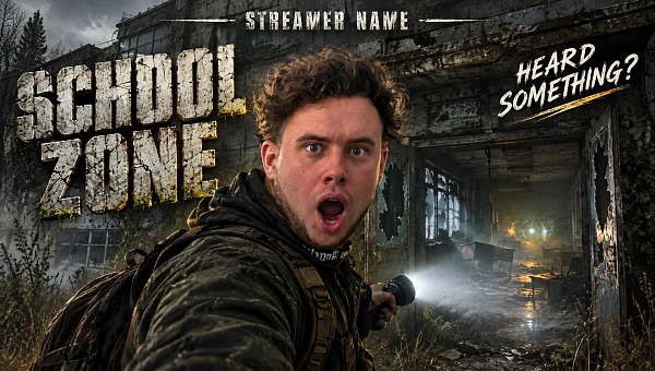 Школьная зона с талисманом в стиле S.T.A.L.K.E.R.
