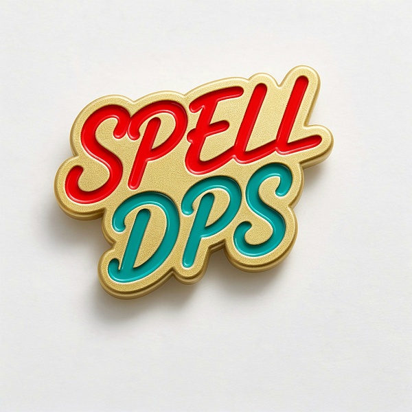 Объемный логотип SPELL DPS