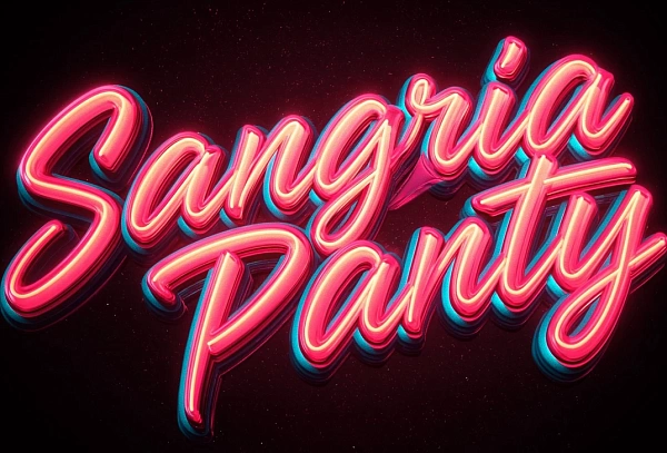 Неоновый текст Sangria Panty
