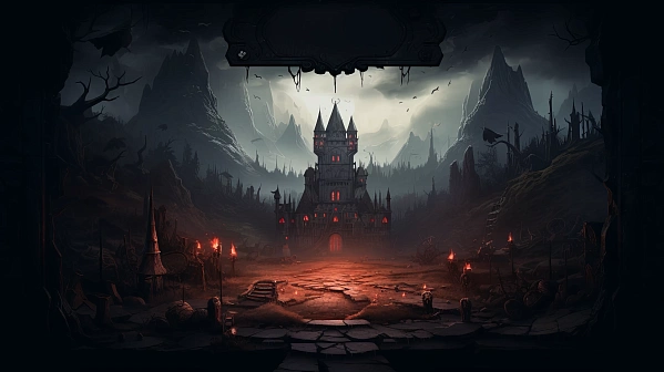 Dark RPG game wallpaper pattern