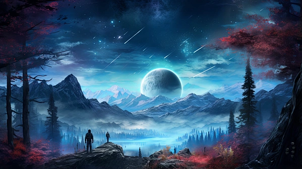 Space game wallpapers pattern