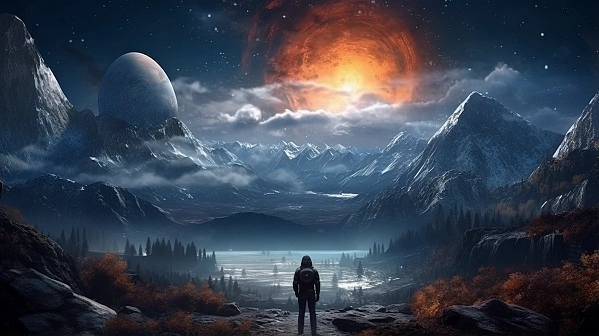 Space game wallpapers pattern