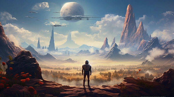 Space game wallpapers pattern