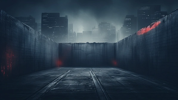 Cyberpunk concrete walls pattern