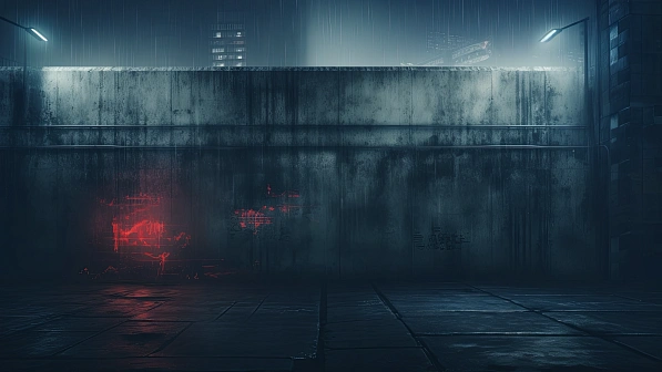 Cyberpunk concrete walls pattern