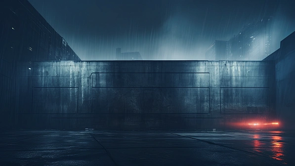 Cyberpunk concrete walls pattern