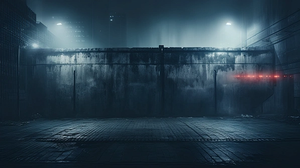 Cyberpunk concrete walls pattern