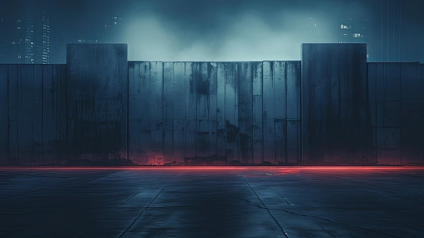 Cyberpunk concrete walls pattern