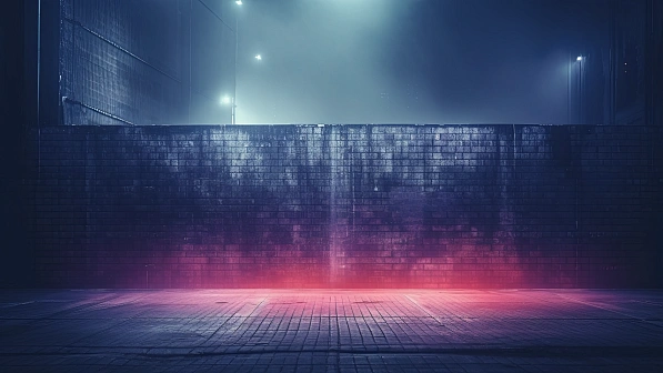 Cyberpunk concrete walls pattern