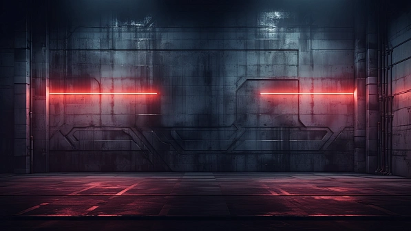 Cyberpunk concrete walls pattern