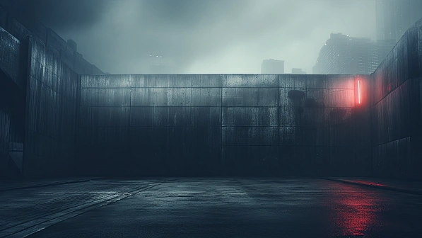Cyberpunk concrete walls pattern