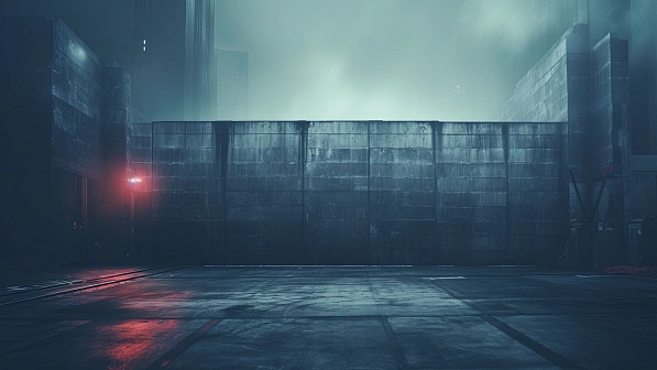 Cyberpunk concrete walls pattern