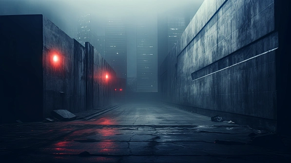 Cyberpunk concrete walls pattern