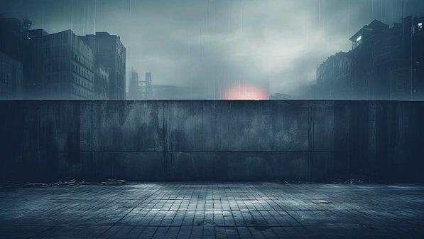 Cyberpunk concrete walls pattern
