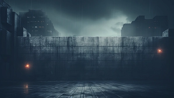 Cyberpunk concrete walls pattern