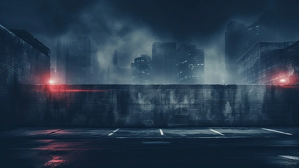 Cyberpunk concrete walls pattern
