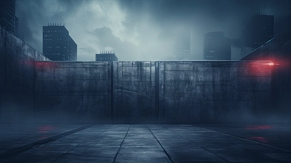 Cyberpunk concrete walls pattern