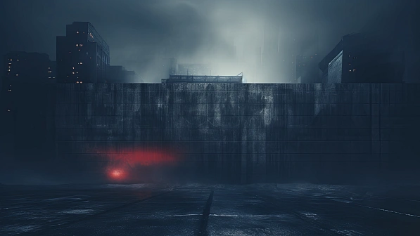 Cyberpunk concrete walls pattern