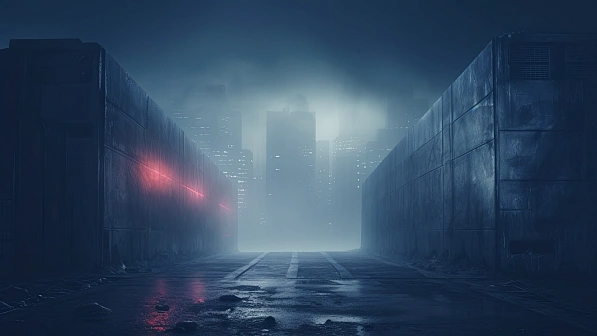 Cyberpunk concrete walls pattern