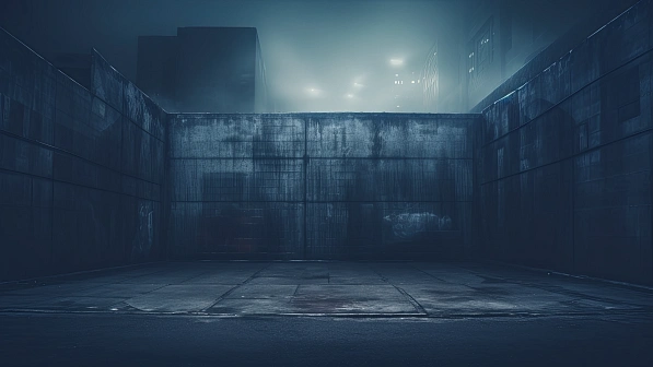 Cyberpunk concrete walls pattern