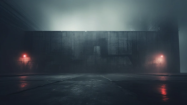 Cyberpunk concrete walls pattern