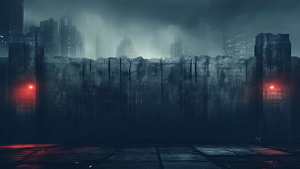 Cyberpunk concrete walls pattern