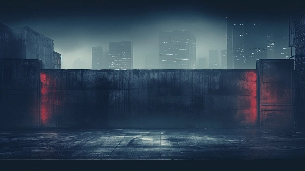 Cyberpunk concrete walls pattern