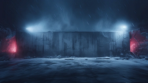 Cyberpunk concrete walls pattern