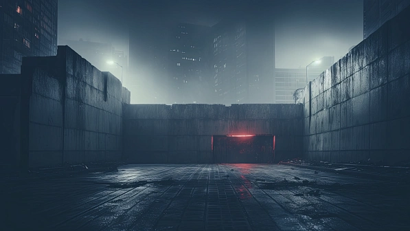 Cyberpunk concrete walls pattern