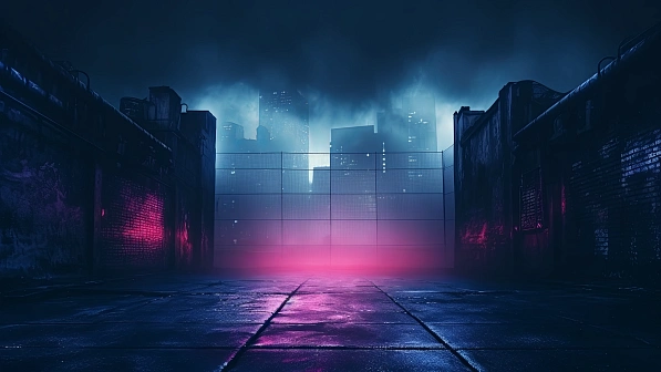 Neon walls pattern