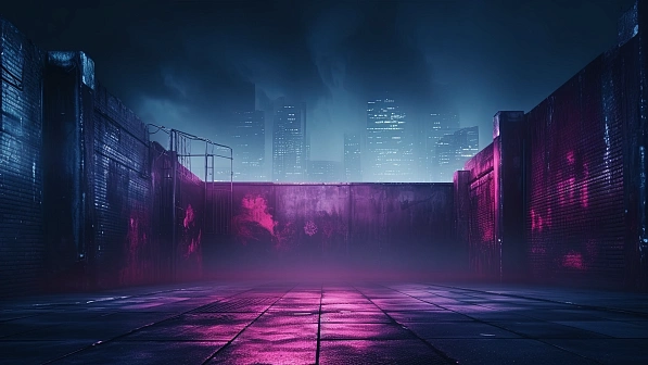 Neon walls pattern