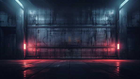 Neon walls pattern