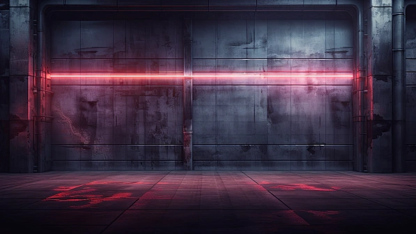 Neon walls pattern