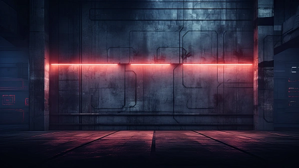 Neon walls pattern