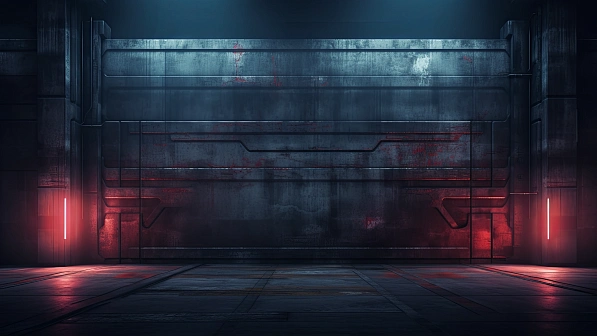 Neon walls pattern
