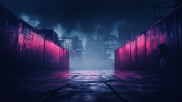 Neon walls pattern