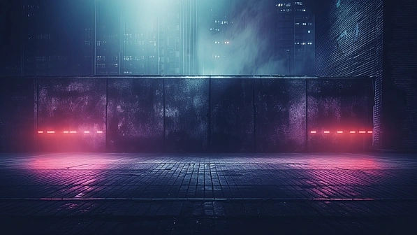 Neon walls pattern