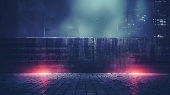 Neon walls pattern