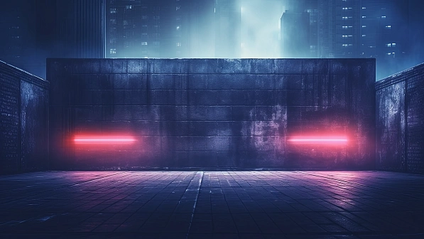 Neon walls pattern