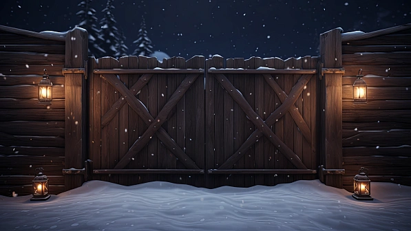 RPG wooden walls and gates pattern