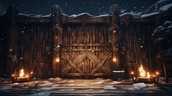 RPG wooden walls and gates pattern