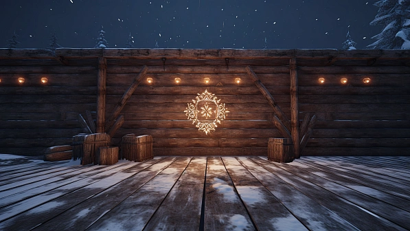 RPG wooden walls and gates pattern