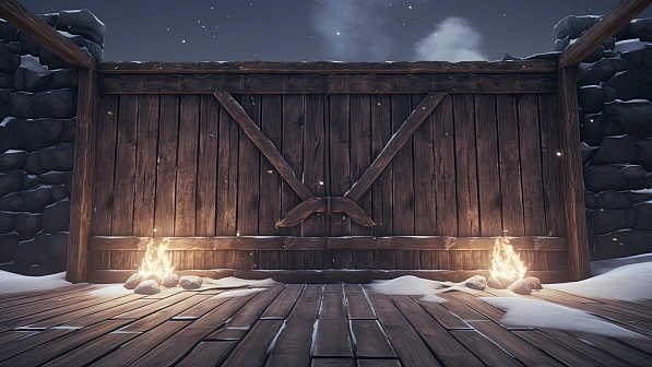 RPG wooden walls and gates pattern