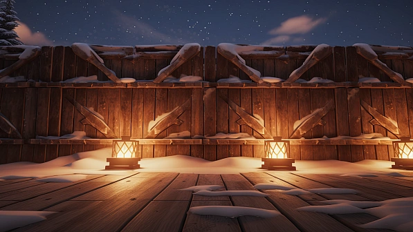 RPG wooden walls and gates pattern