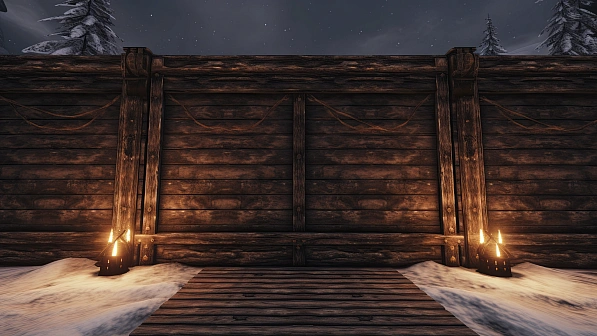 RPG wooden walls and gates pattern
