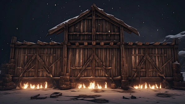 RPG wooden walls and gates pattern
