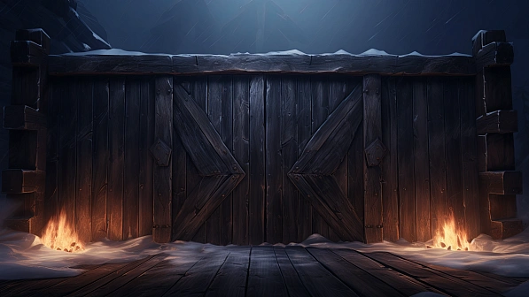 RPG wooden walls and gates pattern